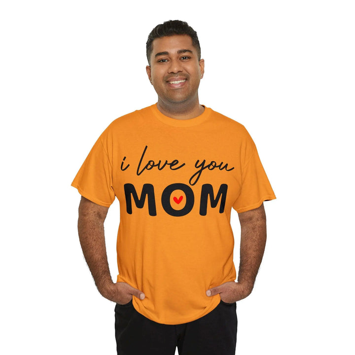 "I Love You Mom" Cotton Tee - Briadanna