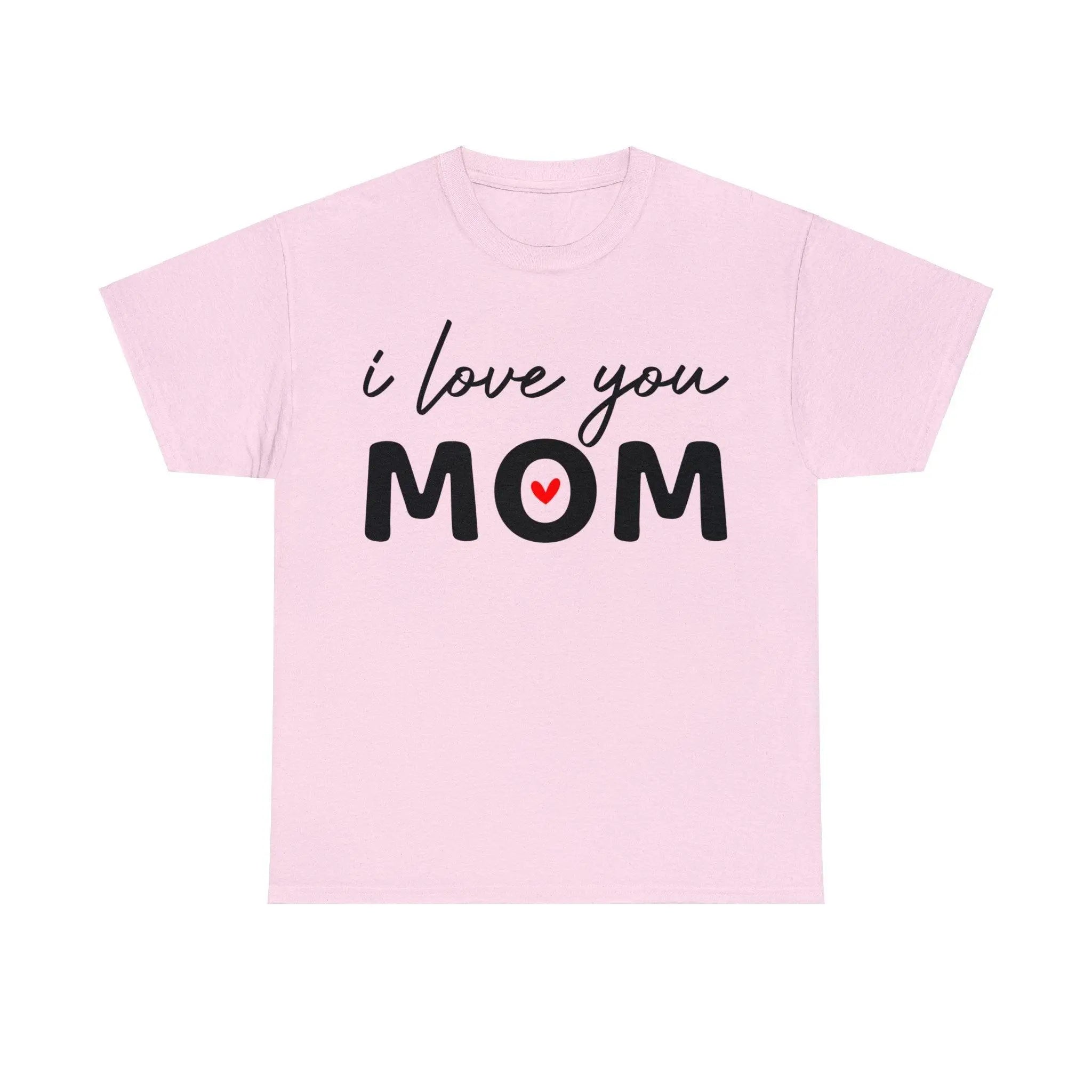 "I Love You Mom" Cotton Tee - Briadanna