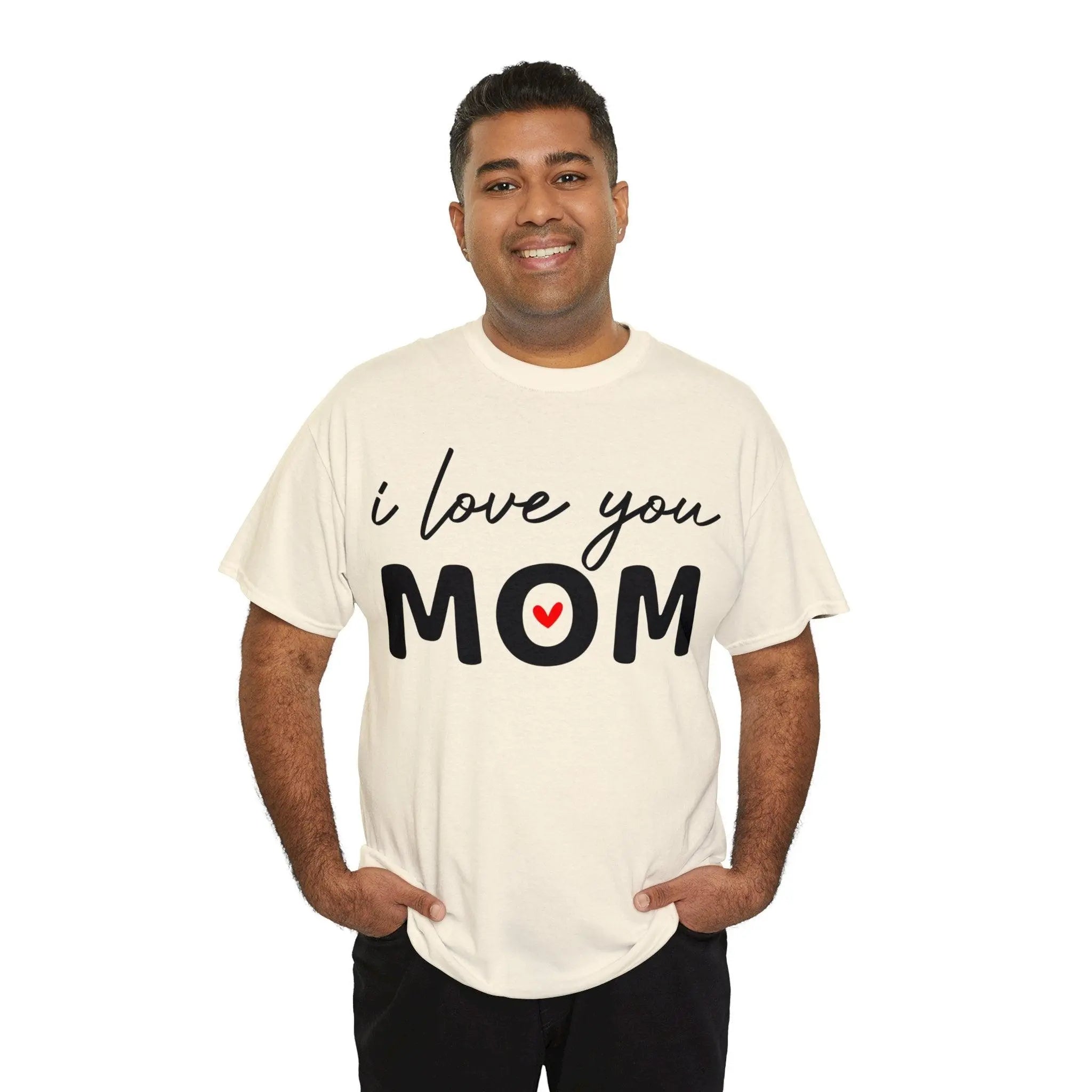 "I Love You Mom" Cotton Tee - Briadanna