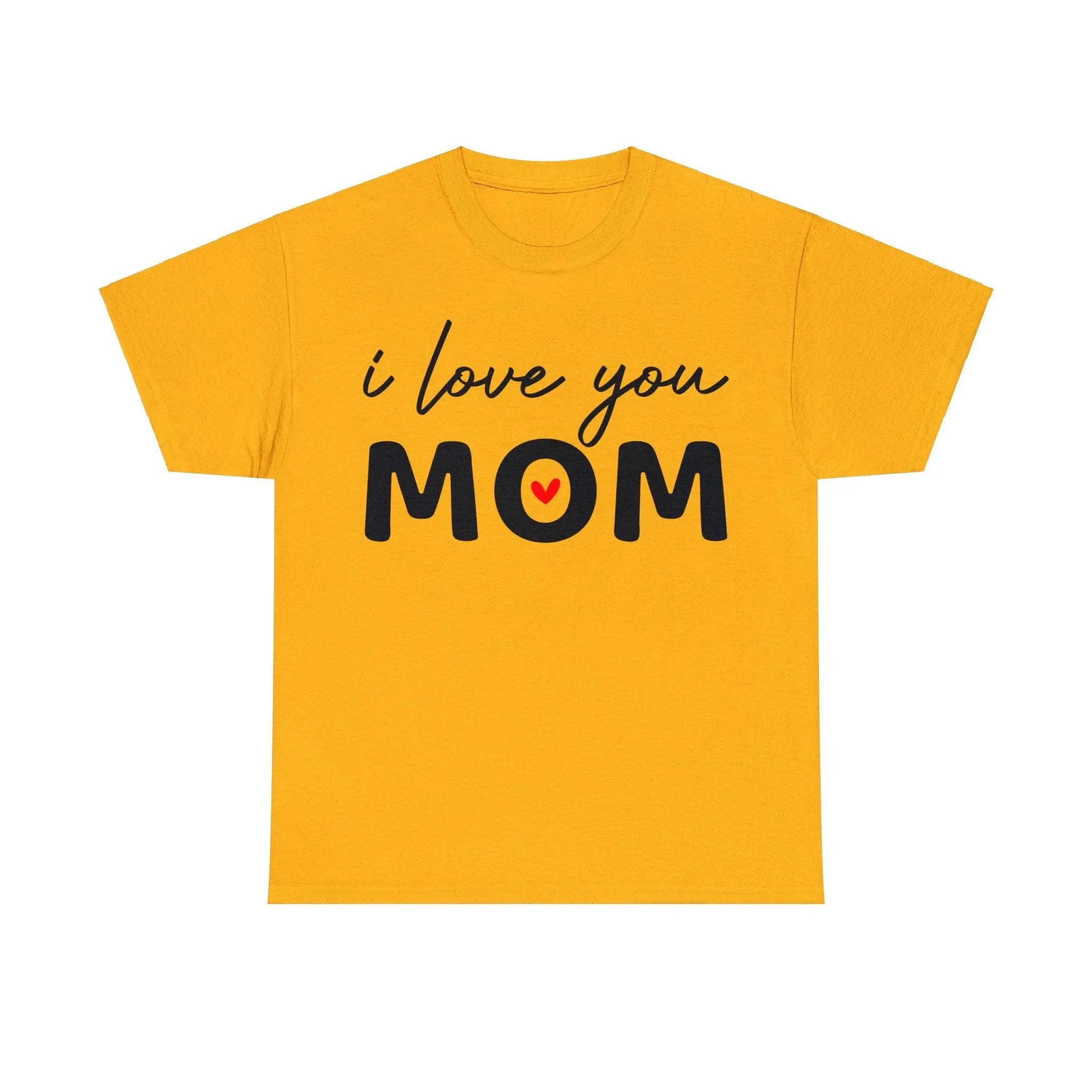 "I Love You Mom" Cotton Tee - Briadanna