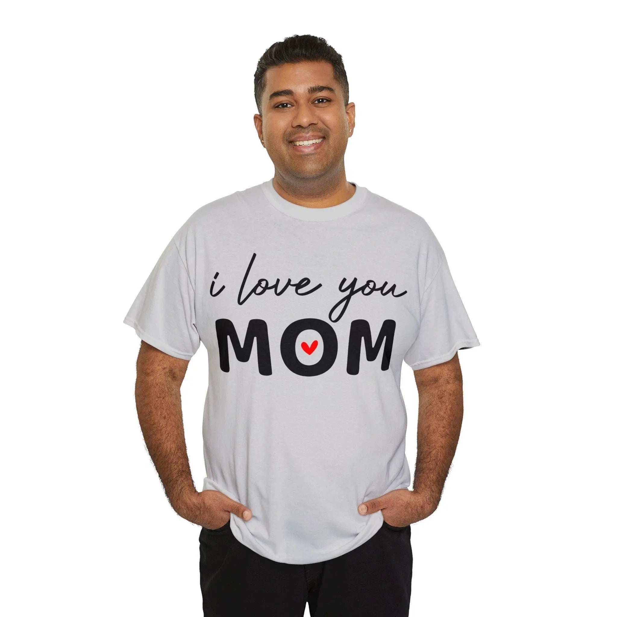 "I Love You Mom" Cotton Tee - Briadanna