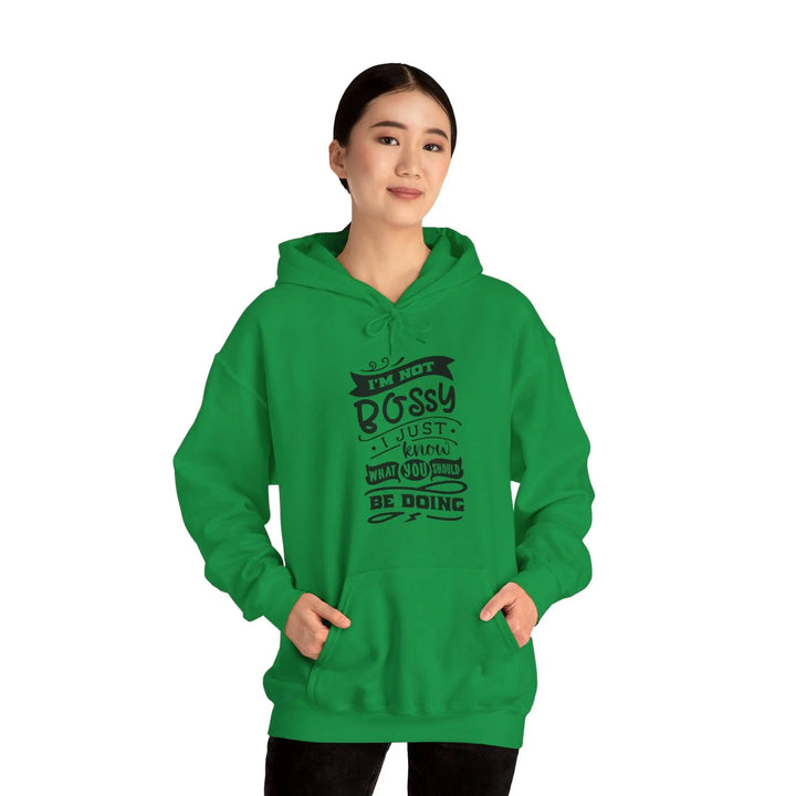 "I'm Not Bossy - 2" Hooded Sweatshirt - Briadanna