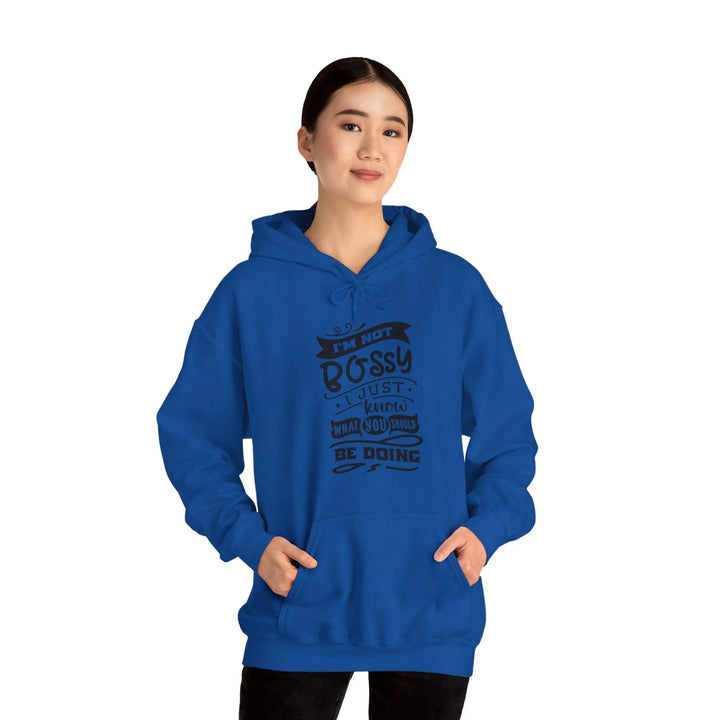 "I'm Not Bossy - 2" Hooded Sweatshirt - Briadanna