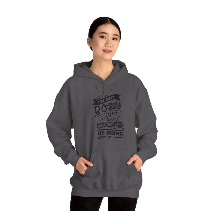 "I'm Not Bossy - 2" Hooded Sweatshirt - Briadanna