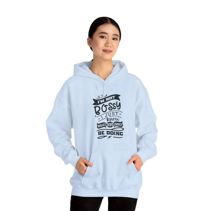 "I'm Not Bossy - 2" Hooded Sweatshirt - Briadanna