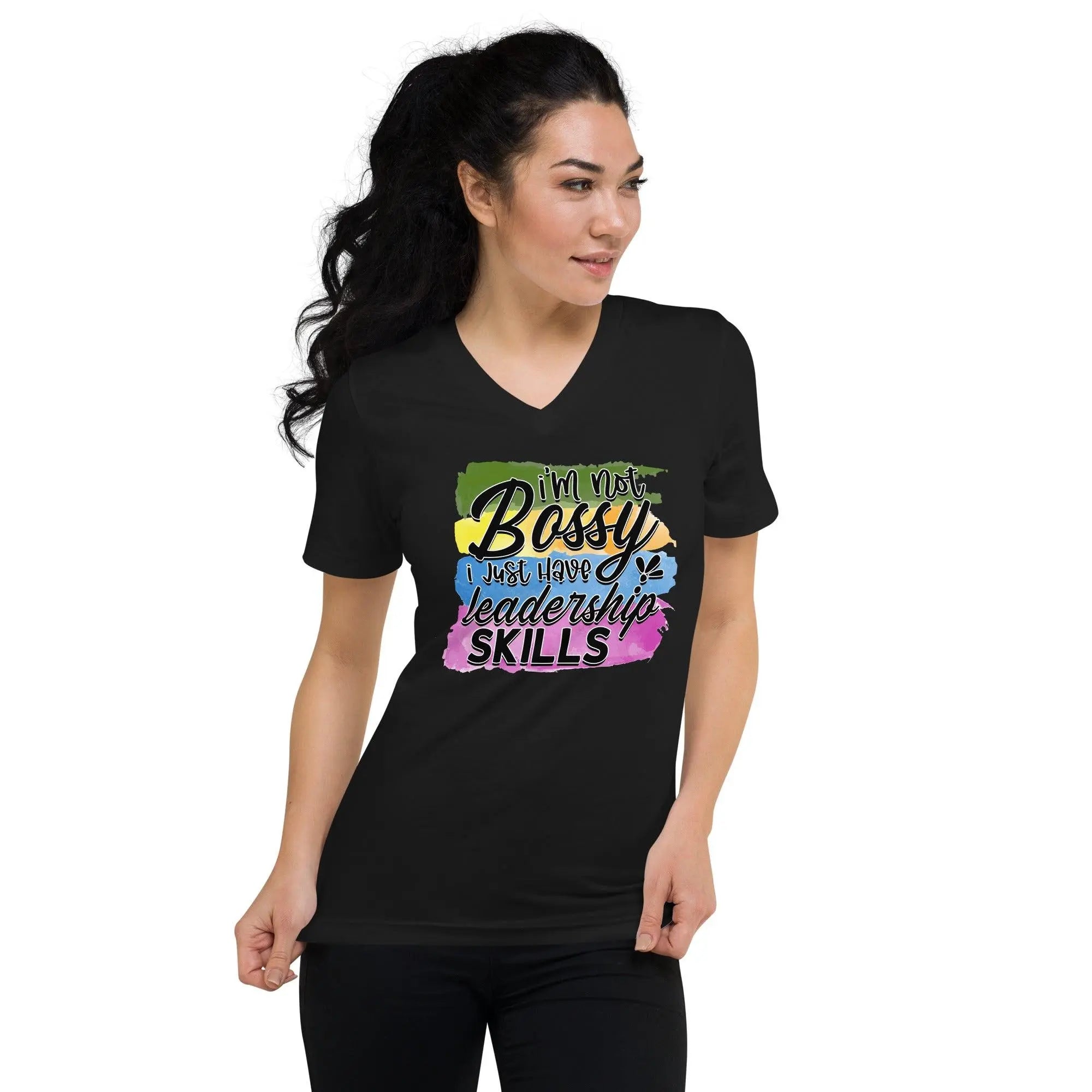 I'm Not Bossy V-Neck T-Shirt - Briadanna