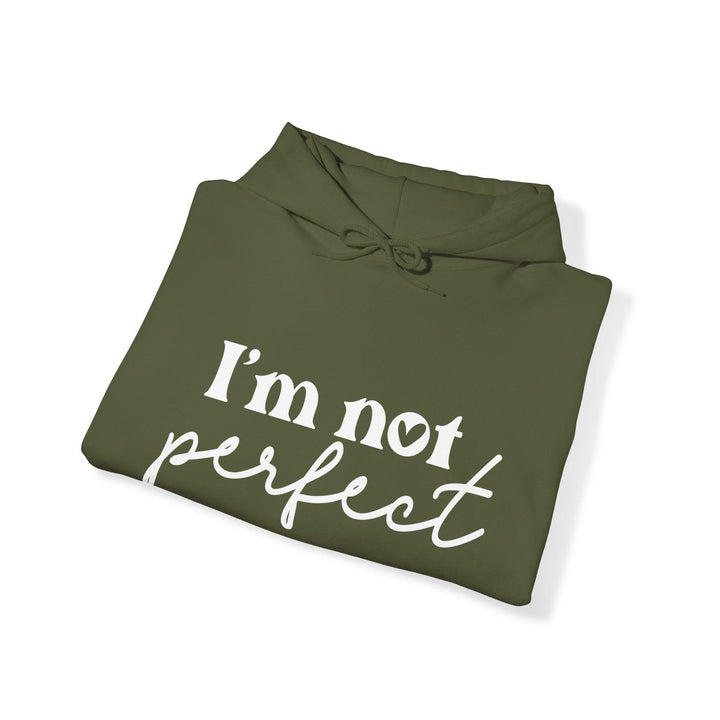 I’m Not Perfect Hooded Sweatshirt - Briadanna