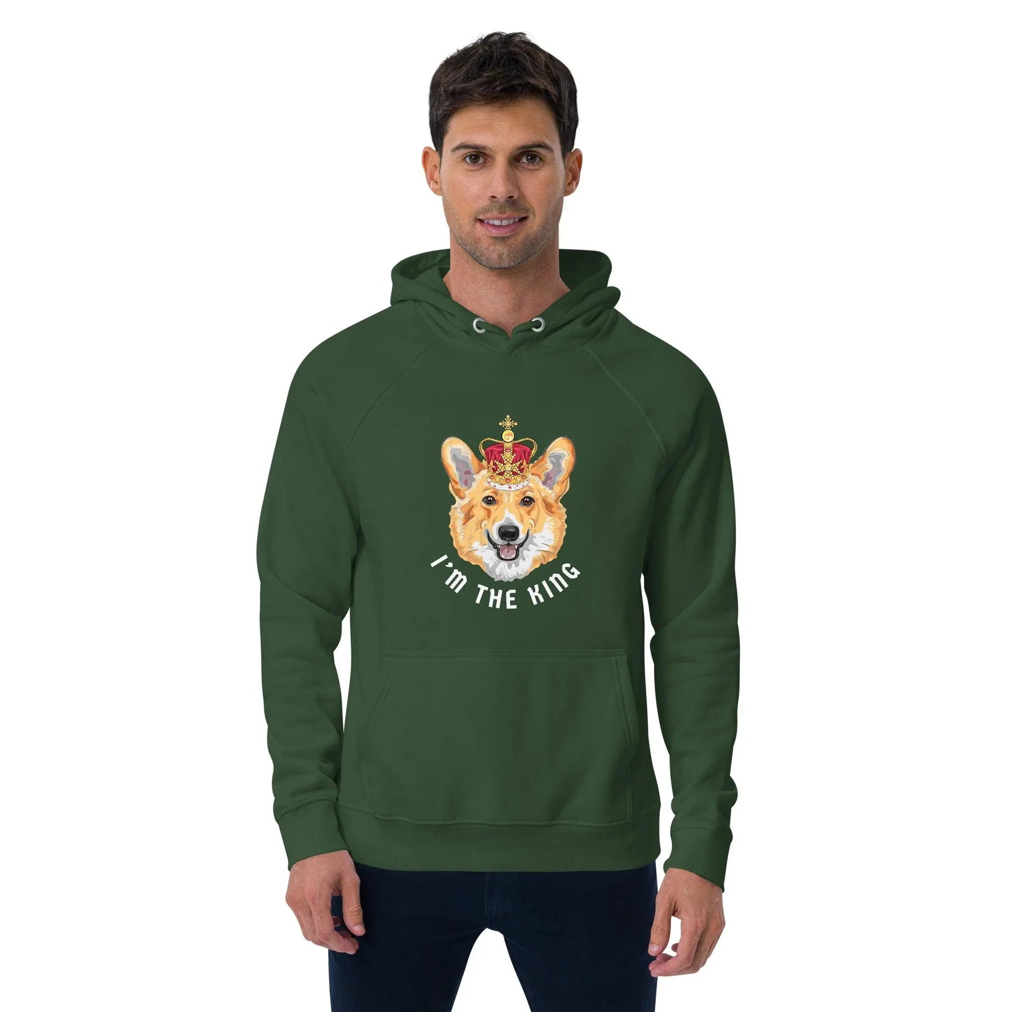 I'm The King Eco Raglan Hoodie - Briadanna