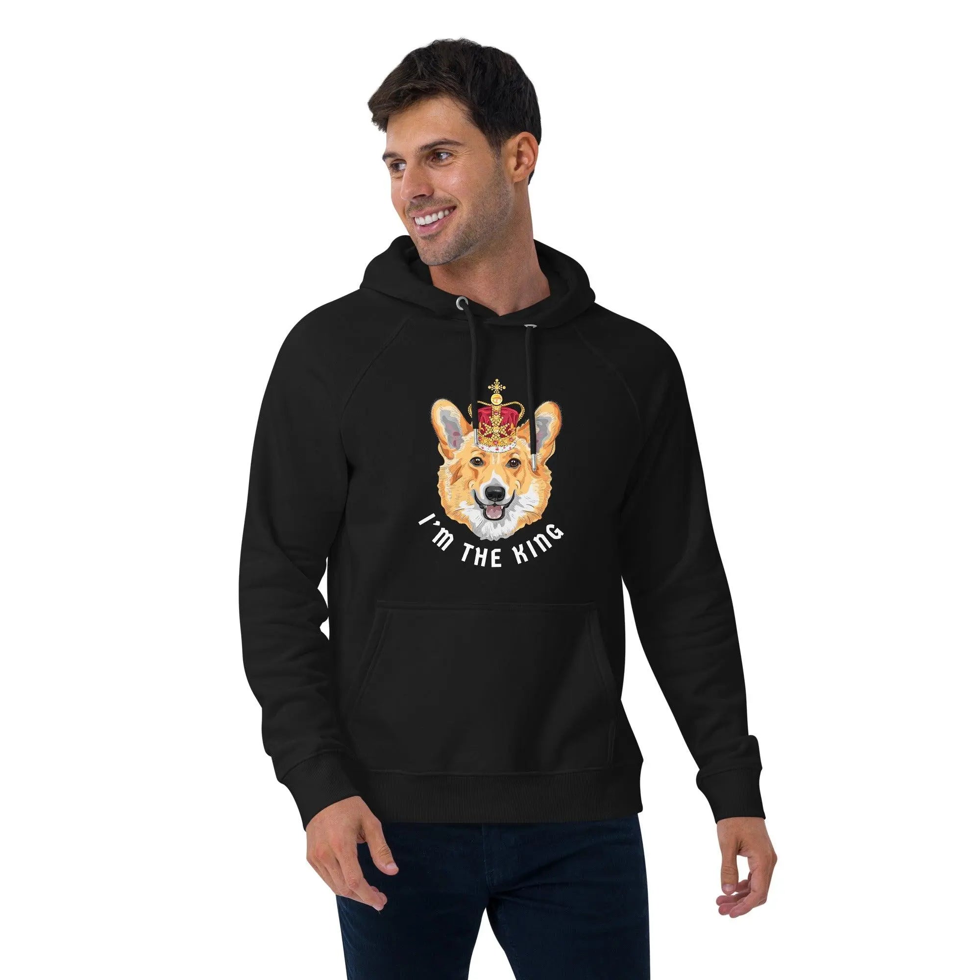 I'm The King Eco Raglan Hoodie - Briadanna