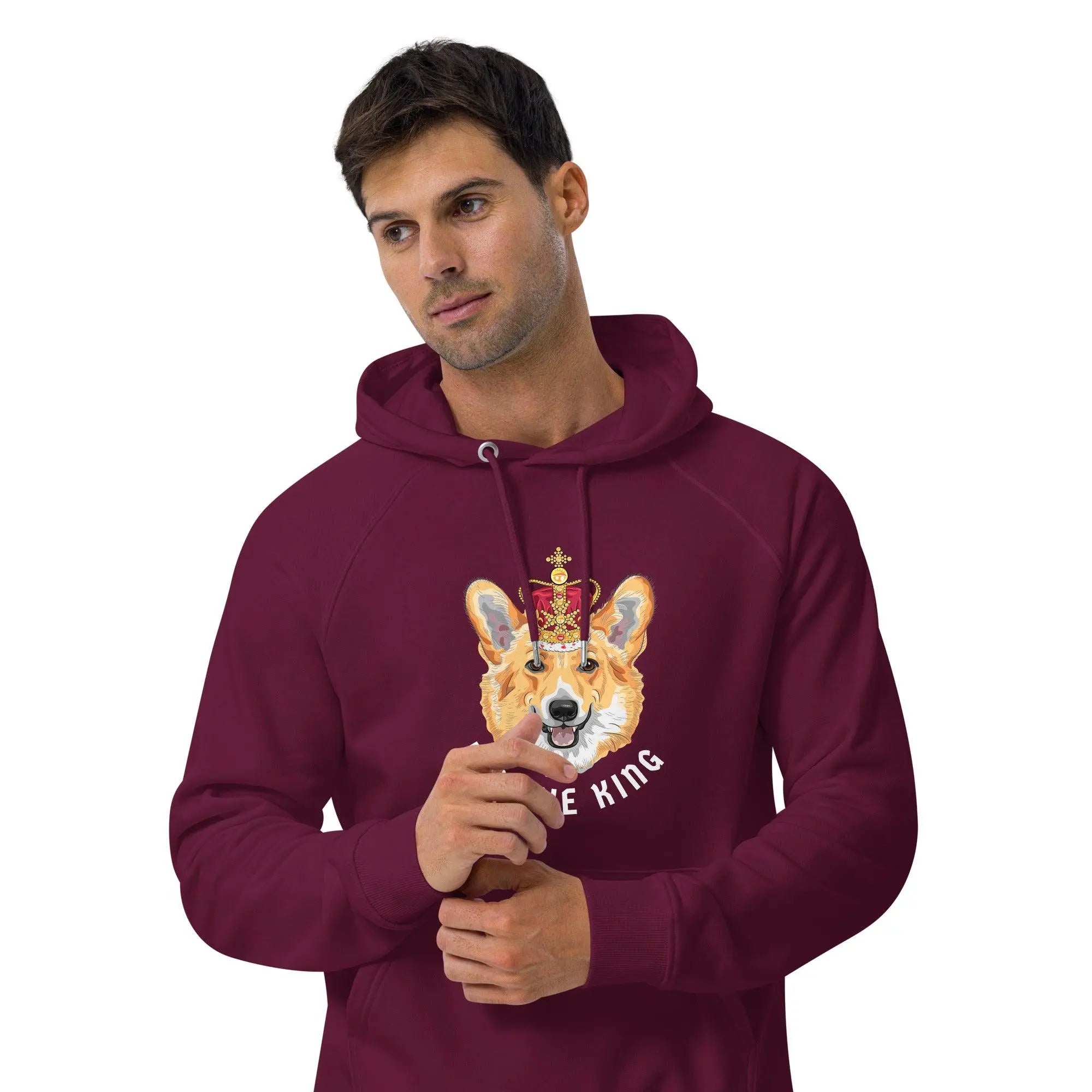 I'm The King Eco Raglan Hoodie - Briadanna