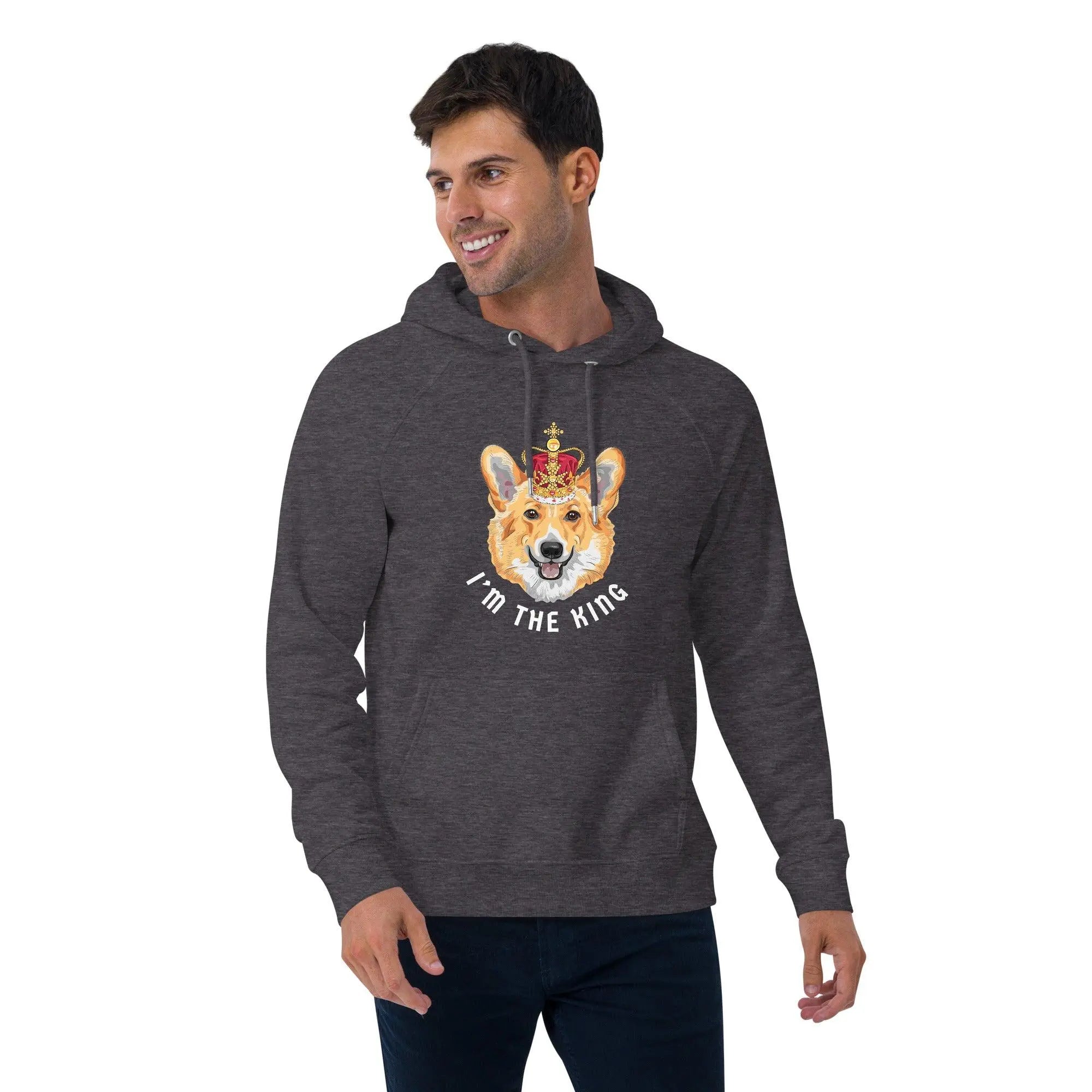 I'm The King Eco Raglan Hoodie - Briadanna