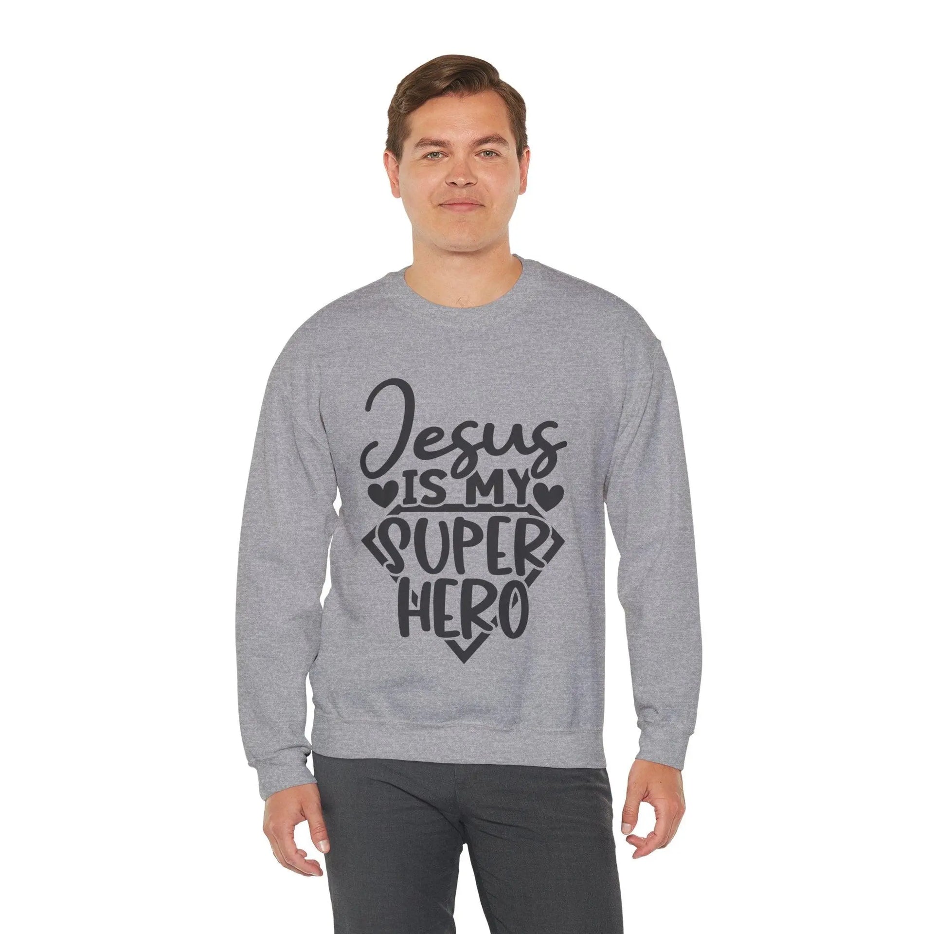 Jesus Is Super Hero Sweatshirt - Briadanna