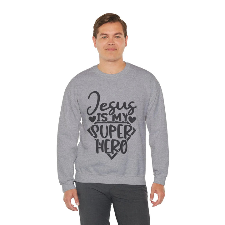 Jesus Is Super Hero Sweatshirt - Briadanna