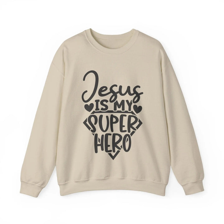 Jesus Is Super Hero Sweatshirt - Briadanna