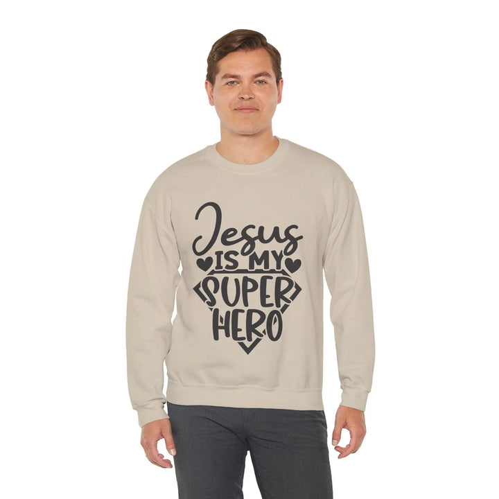 Jesus Is Super Hero Sweatshirt - Briadanna