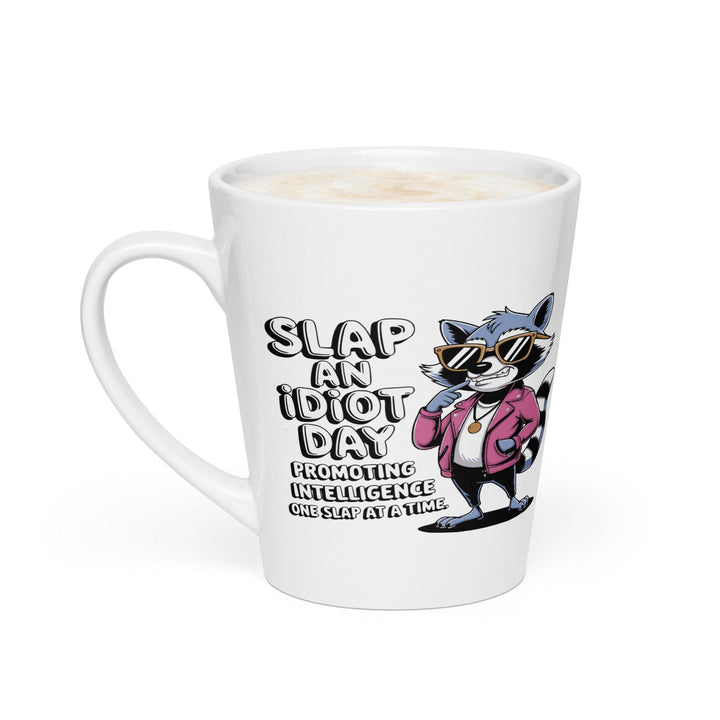 Funny Raccoon Latte Mug - Briadanna