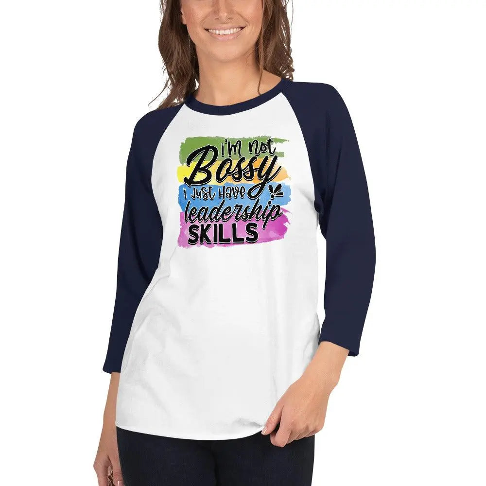 Leadership Skills 3/4 Sleeve Raglan Shirt - Briadanna