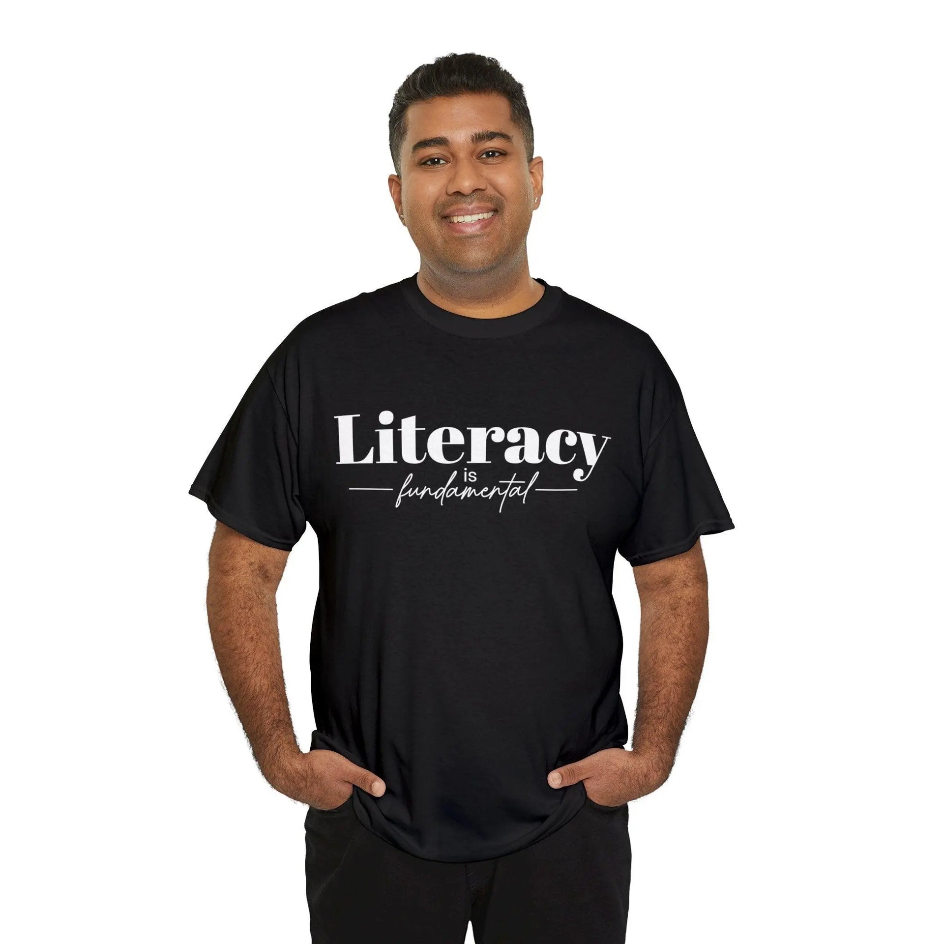 "Literacy" Cotton Tee - Briadanna