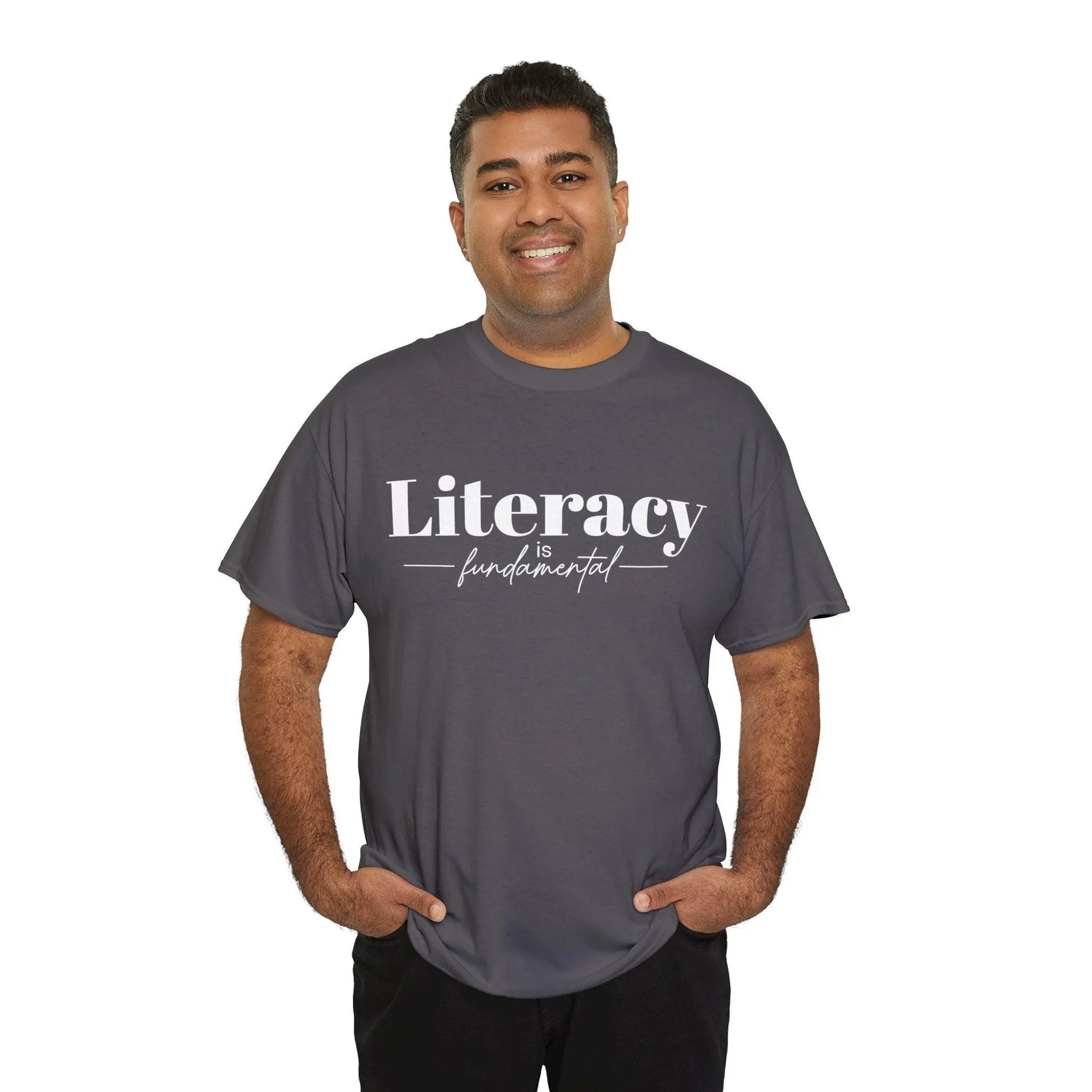 "Literacy" Cotton Tee - Briadanna