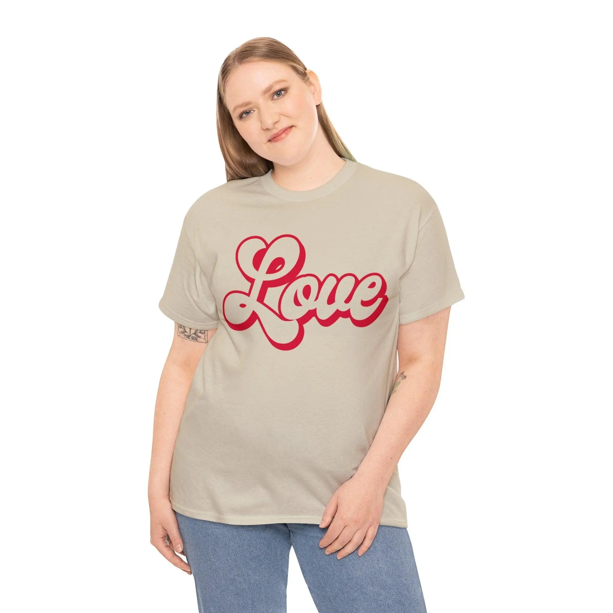 "Love" Cotton Tee - Briadanna