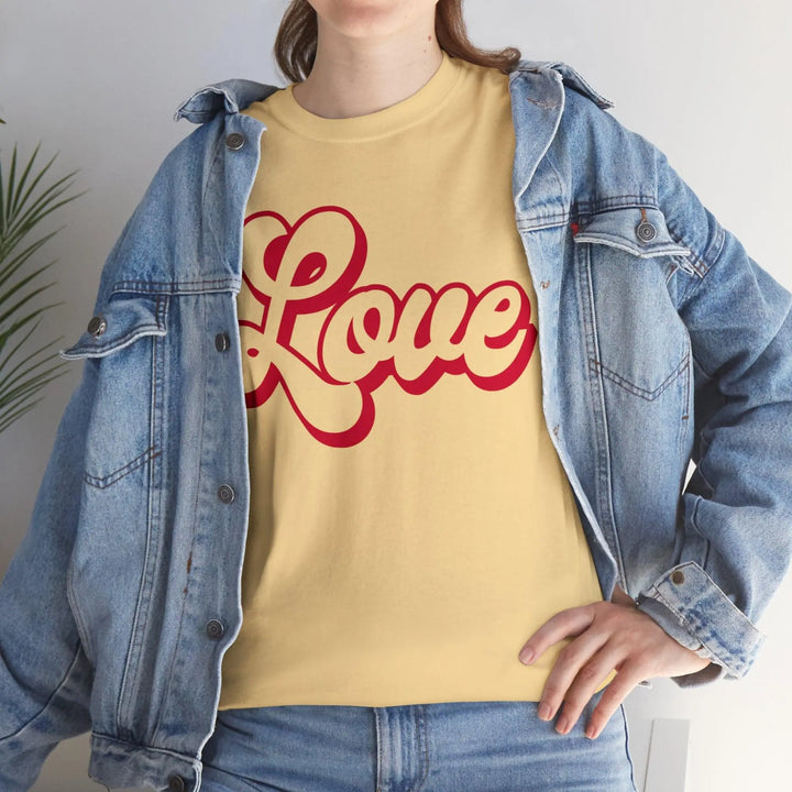 "Love" Cotton Tee - Briadanna