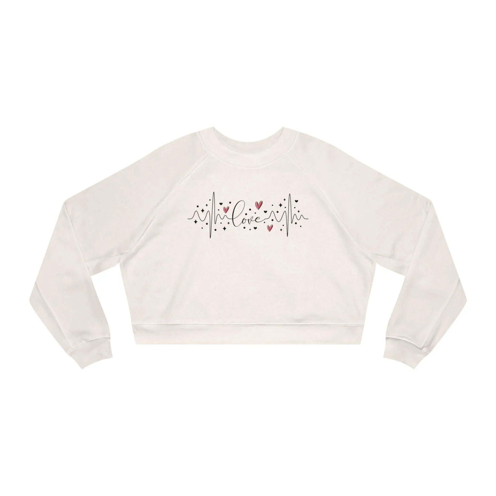 Love Cropped Fleece Sweatshirt - Briadanna