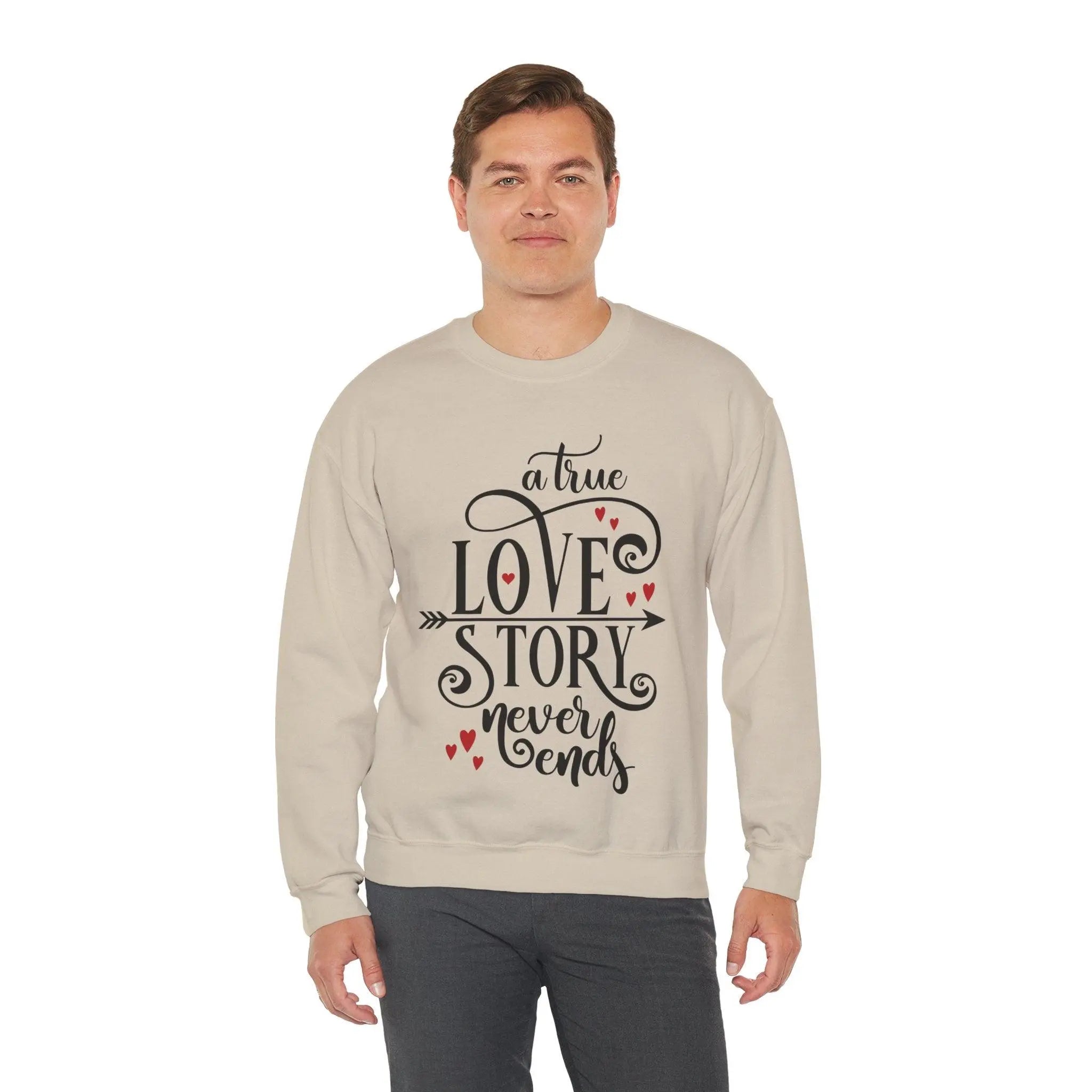 "Love Story Never Ends" Sweatshirt - Briadanna