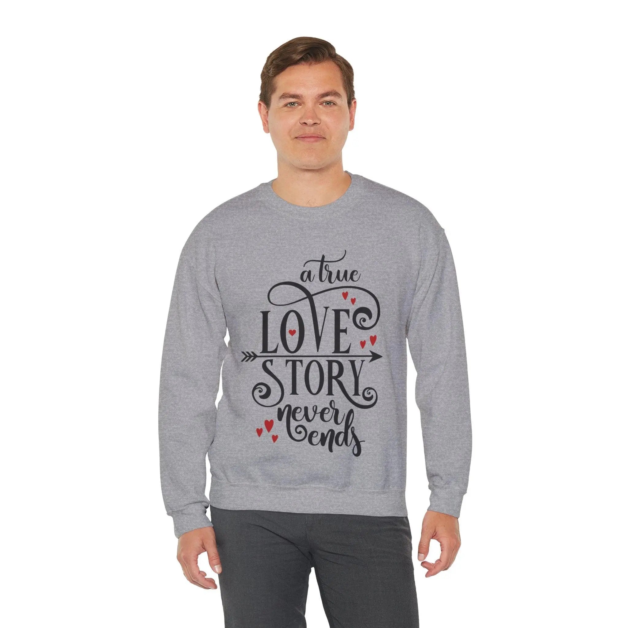 "Love Story Never Ends" Sweatshirt - Briadanna