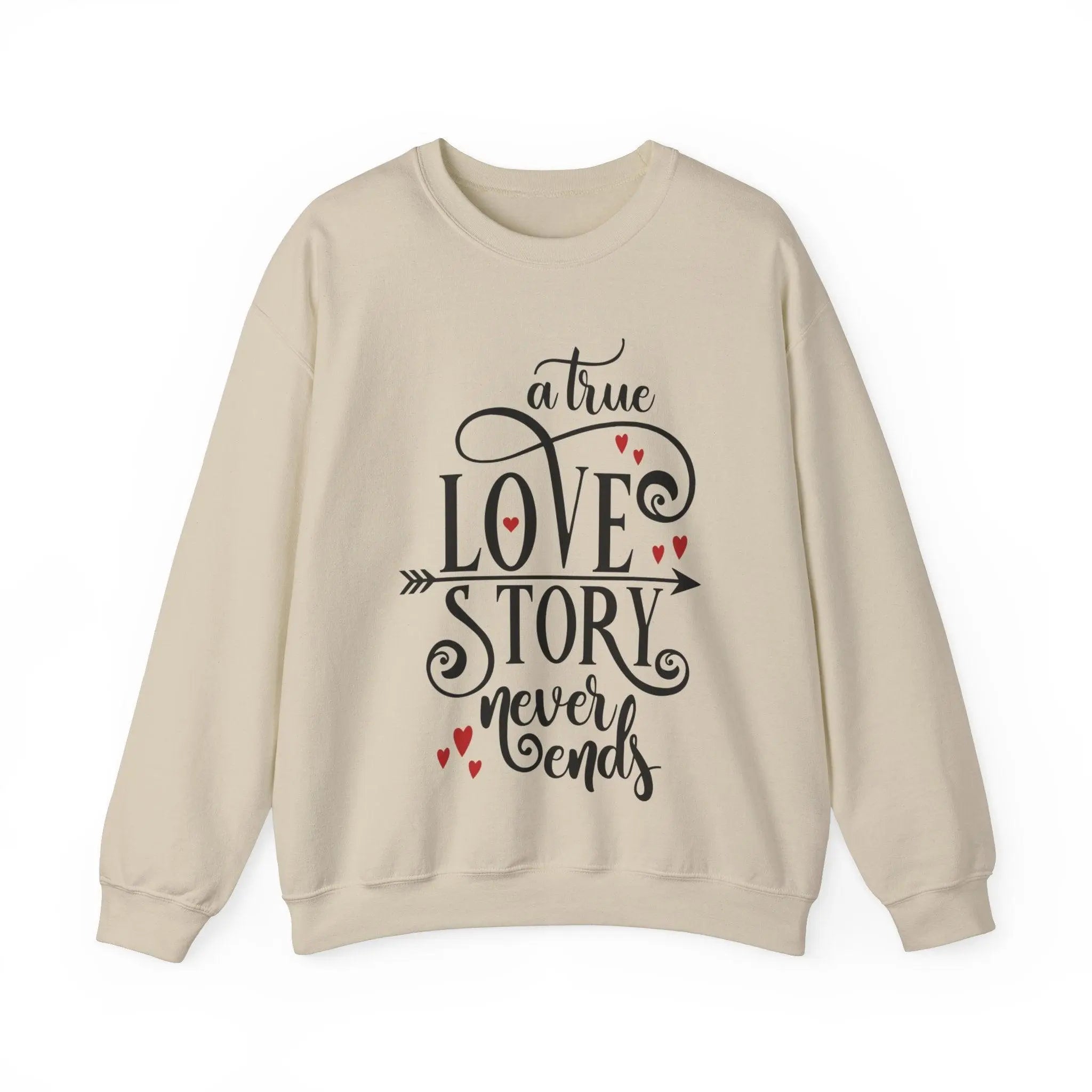 "Love Story Never Ends" Sweatshirt - Briadanna