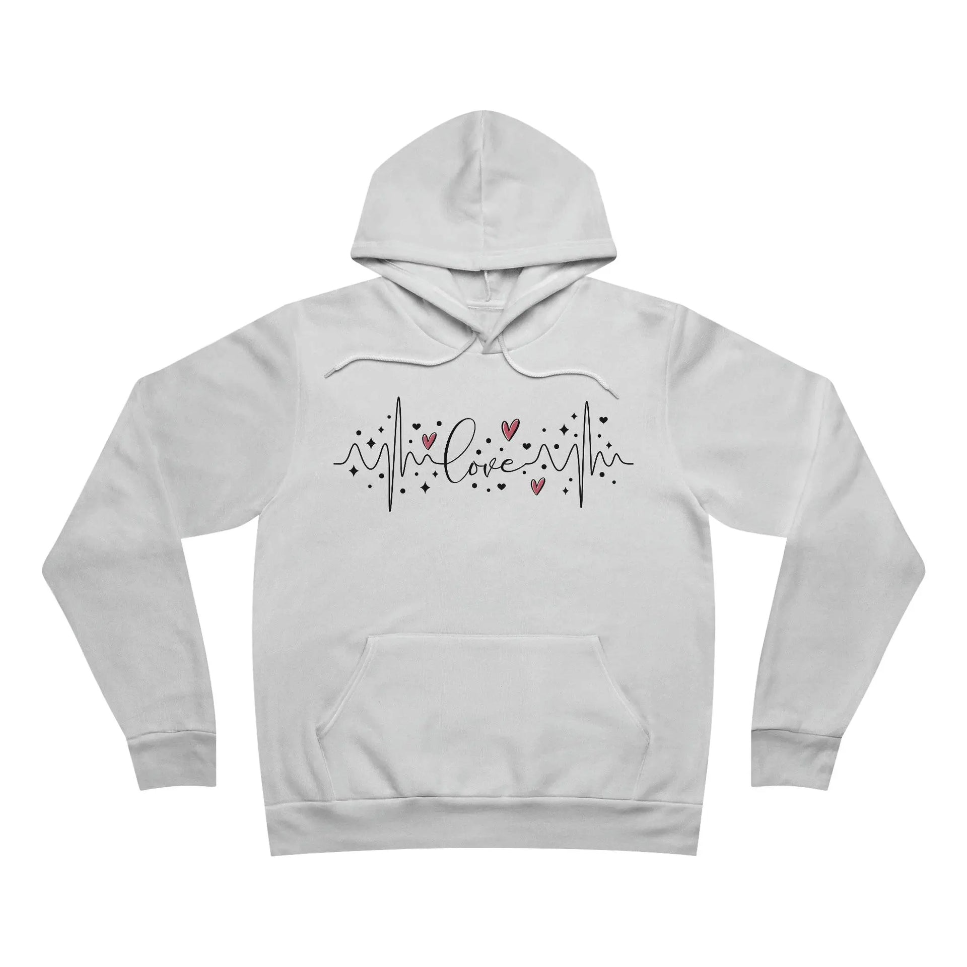 Love Unisex Fleece Pullover Hoodie - Briadanna