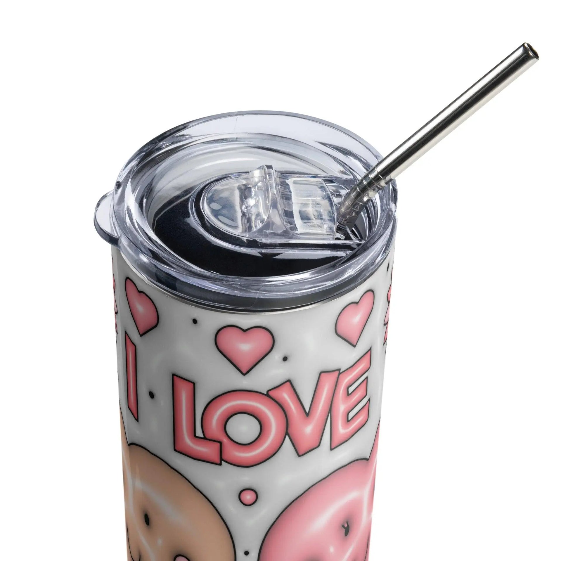 Love You 3D Inflated Tumbler - Briadanna