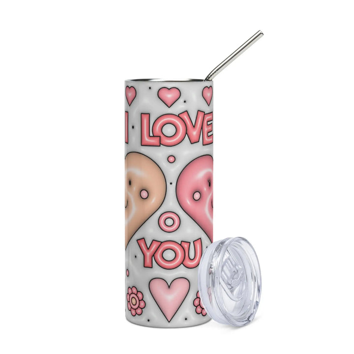 Love You 3D Inflated Tumbler - Briadanna