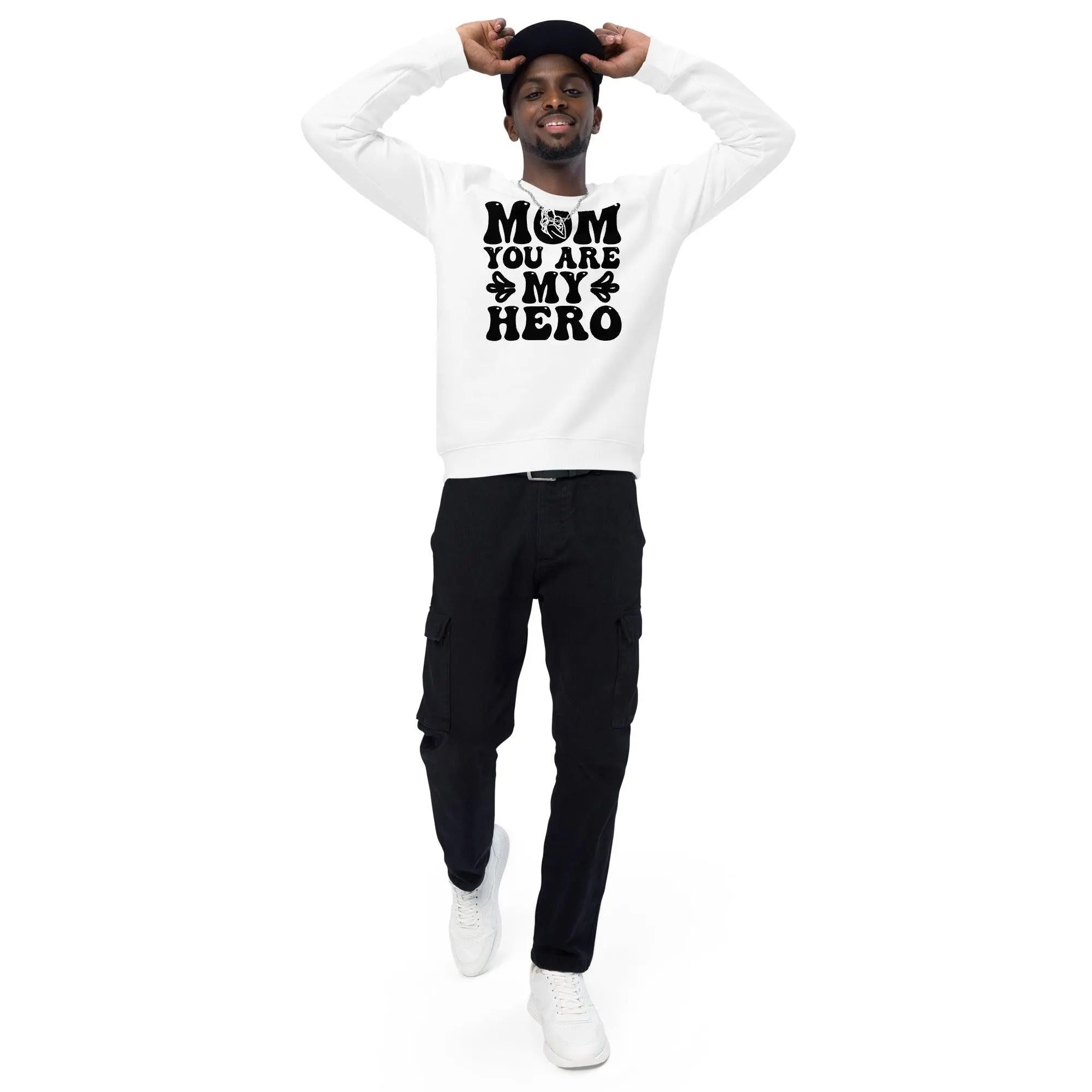 Mom Is My Hero Organic Sweatshirt - Briadanna