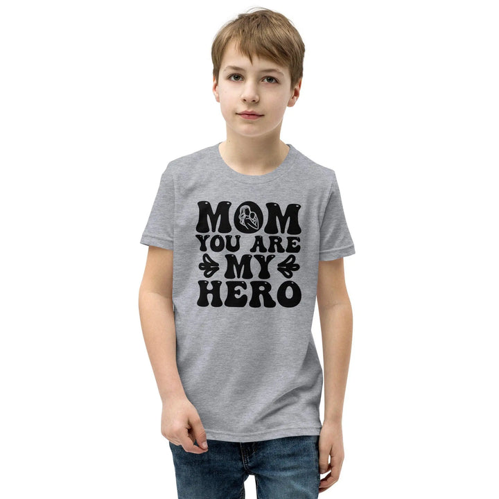 Mom's My Hero Youth T-Shirt - Briadanna