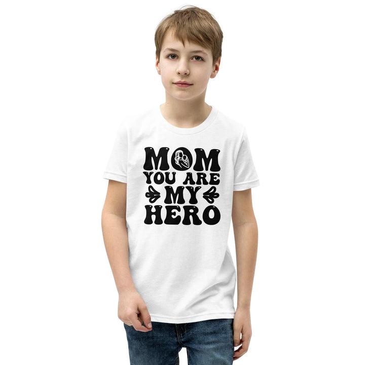 Mom's My Hero Youth T-Shirt - Briadanna