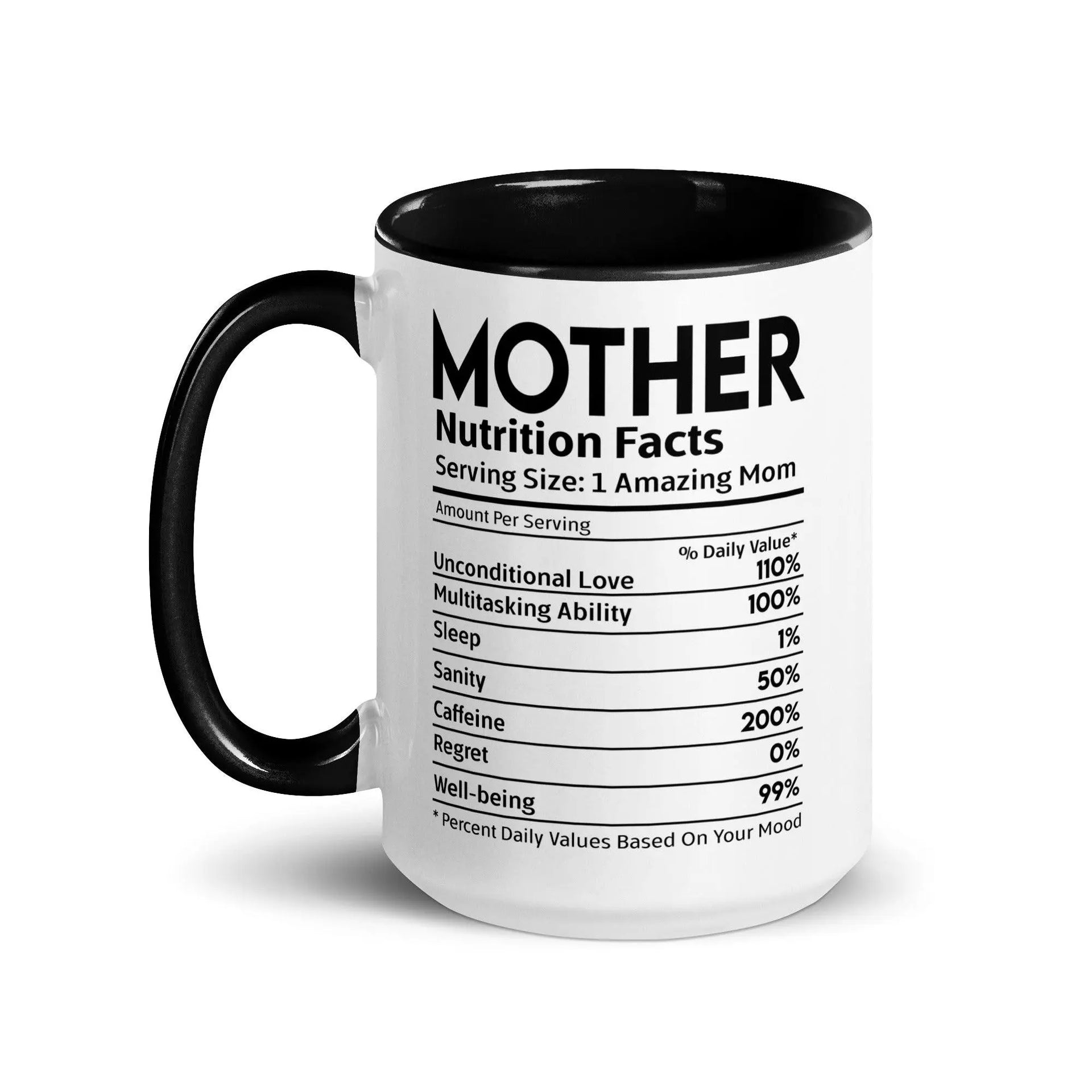 Mother's Nutrition Facts Mug - Briadanna