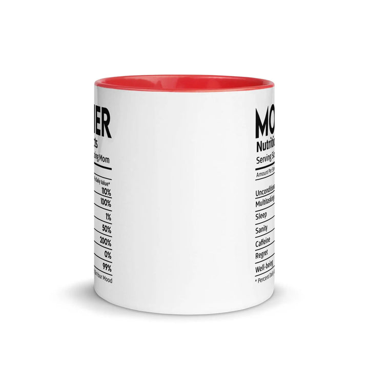 Mother's Nutrition Facts Mug - Briadanna