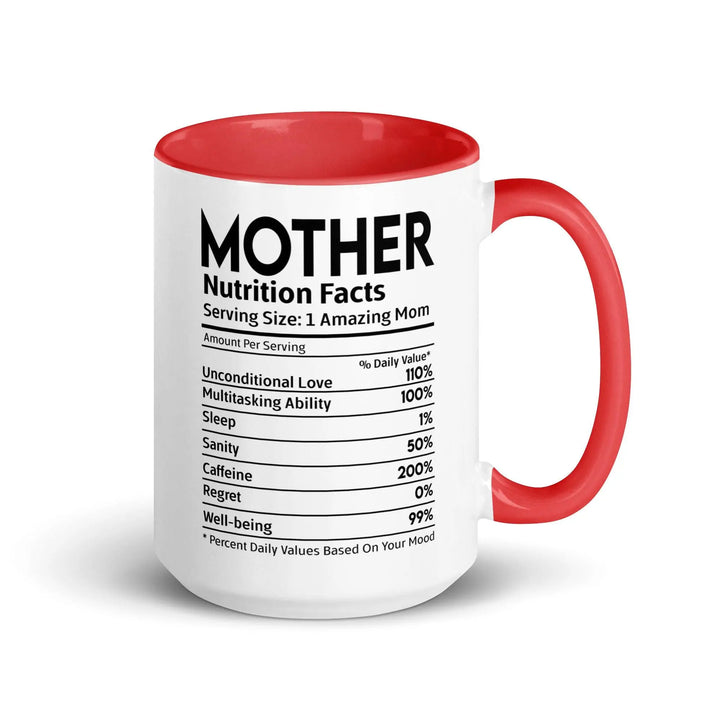 Mother's Nutrition Facts Mug - Briadanna