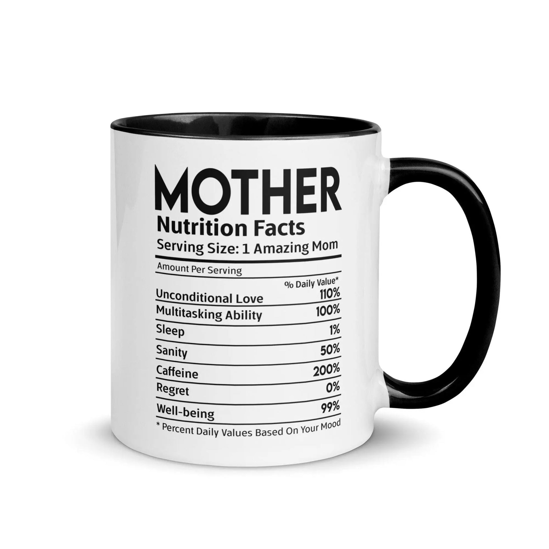 Mother's Nutrition Facts Mug - Briadanna