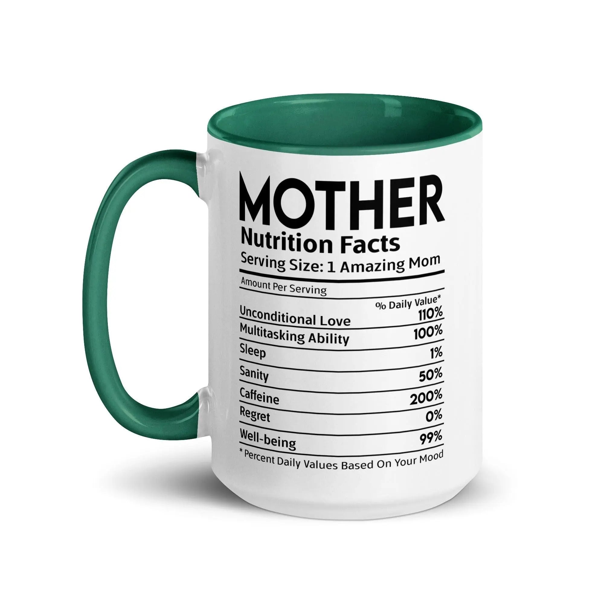 Mother's Nutrition Facts Mug - Briadanna