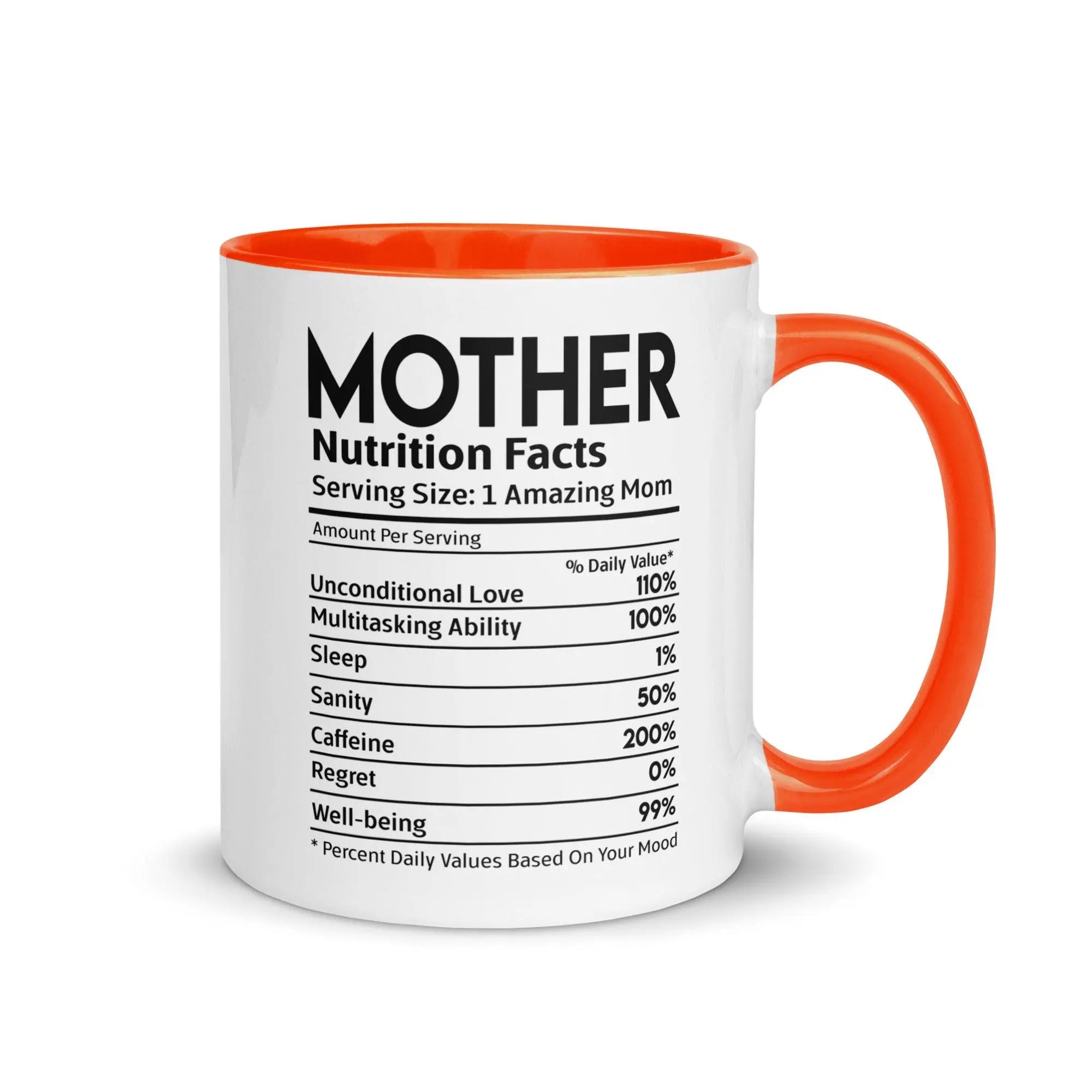 Mother's Nutrition Facts Mug - Briadanna