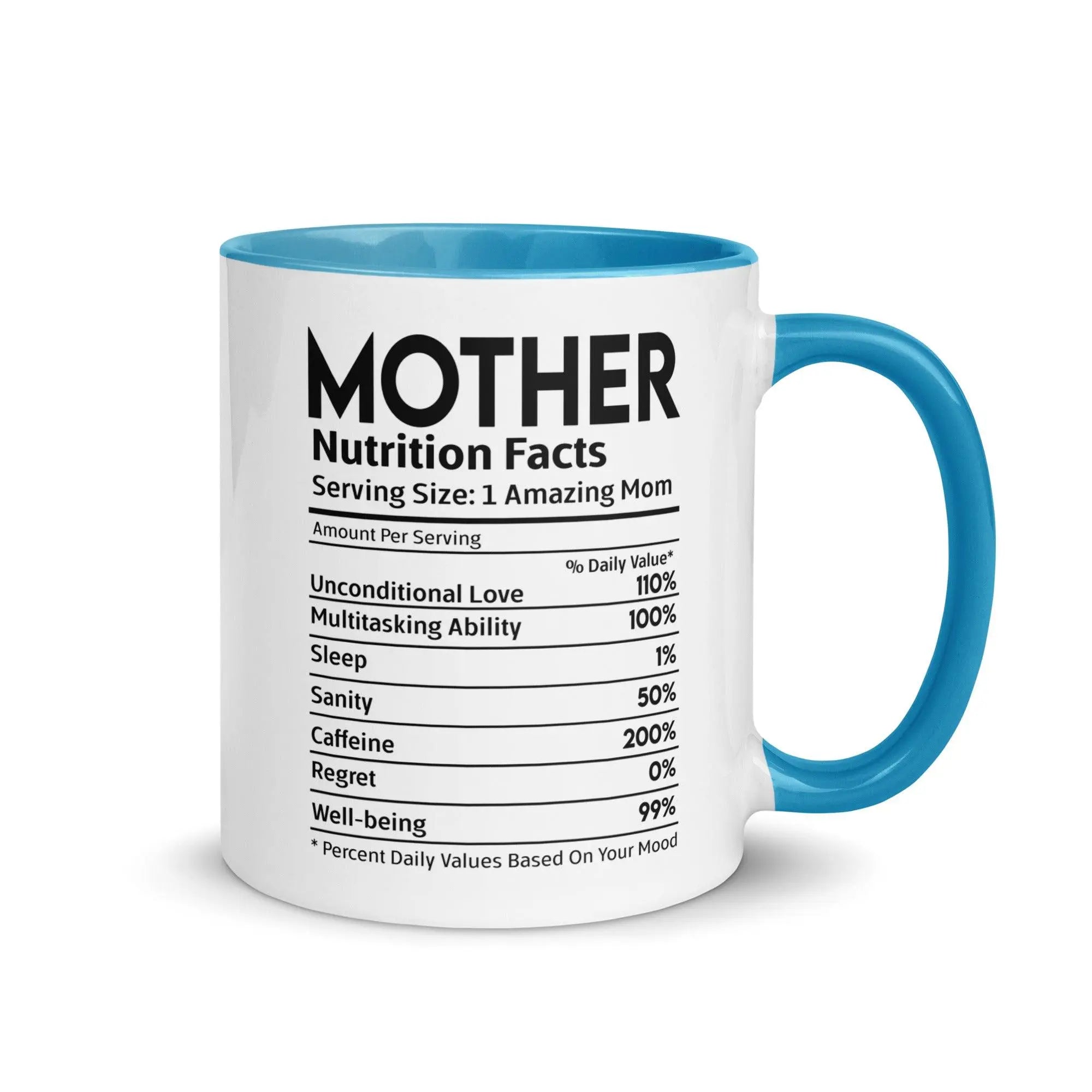 Mother's Nutrition Facts Mug - Briadanna