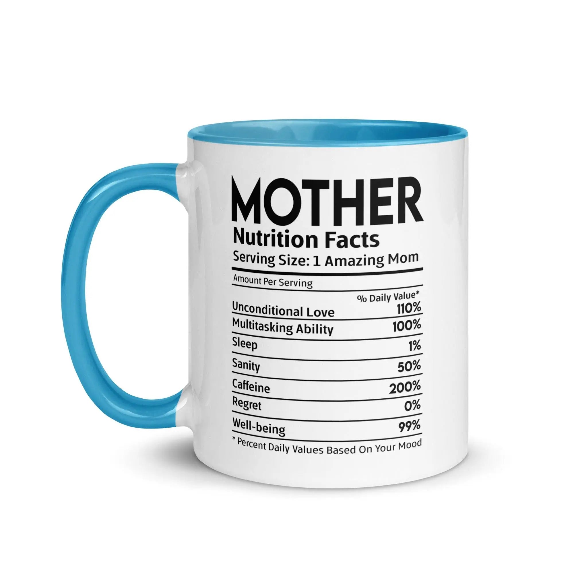 Mother's Nutrition Facts Mug - Briadanna