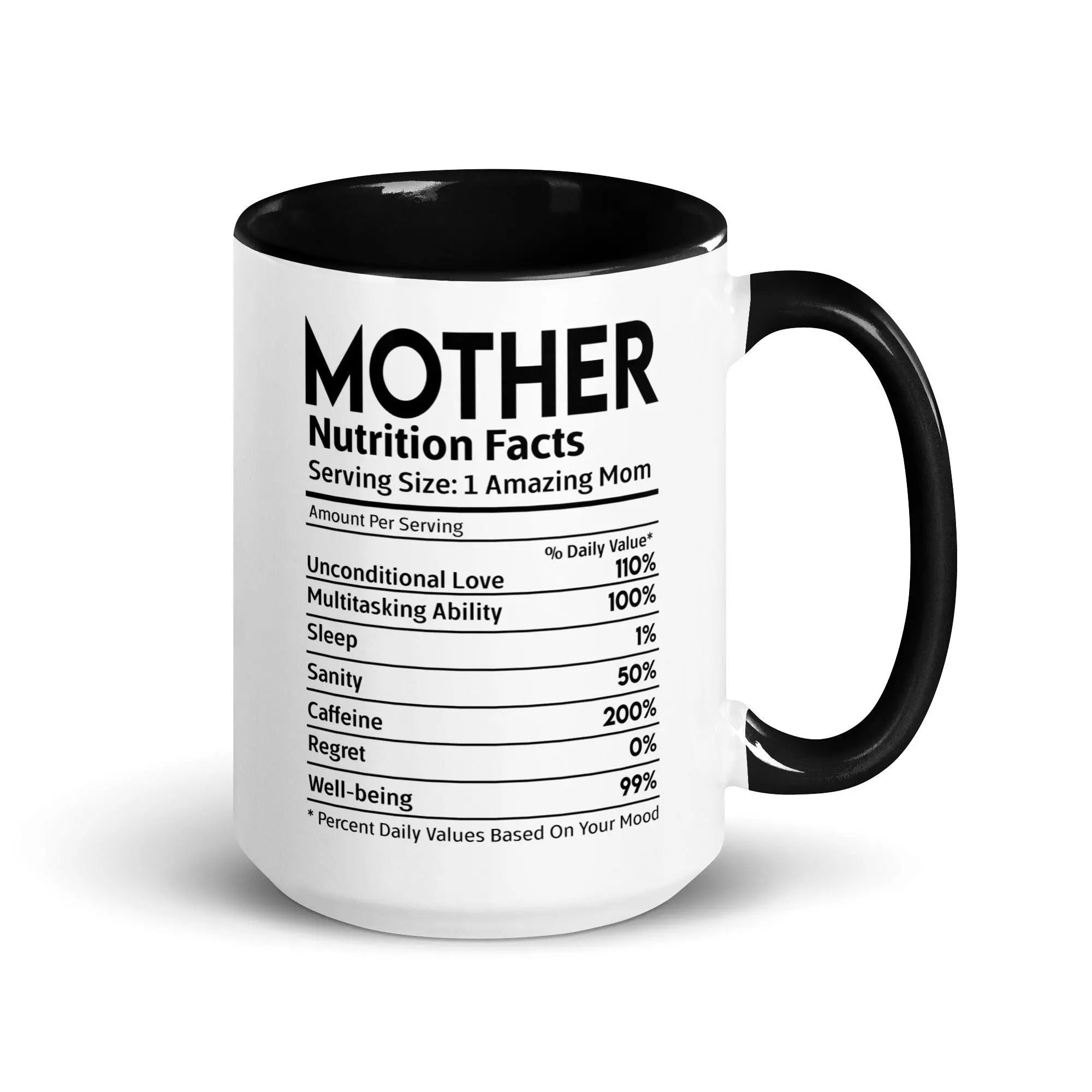 Mother's Nutrition Facts Mug - Briadanna