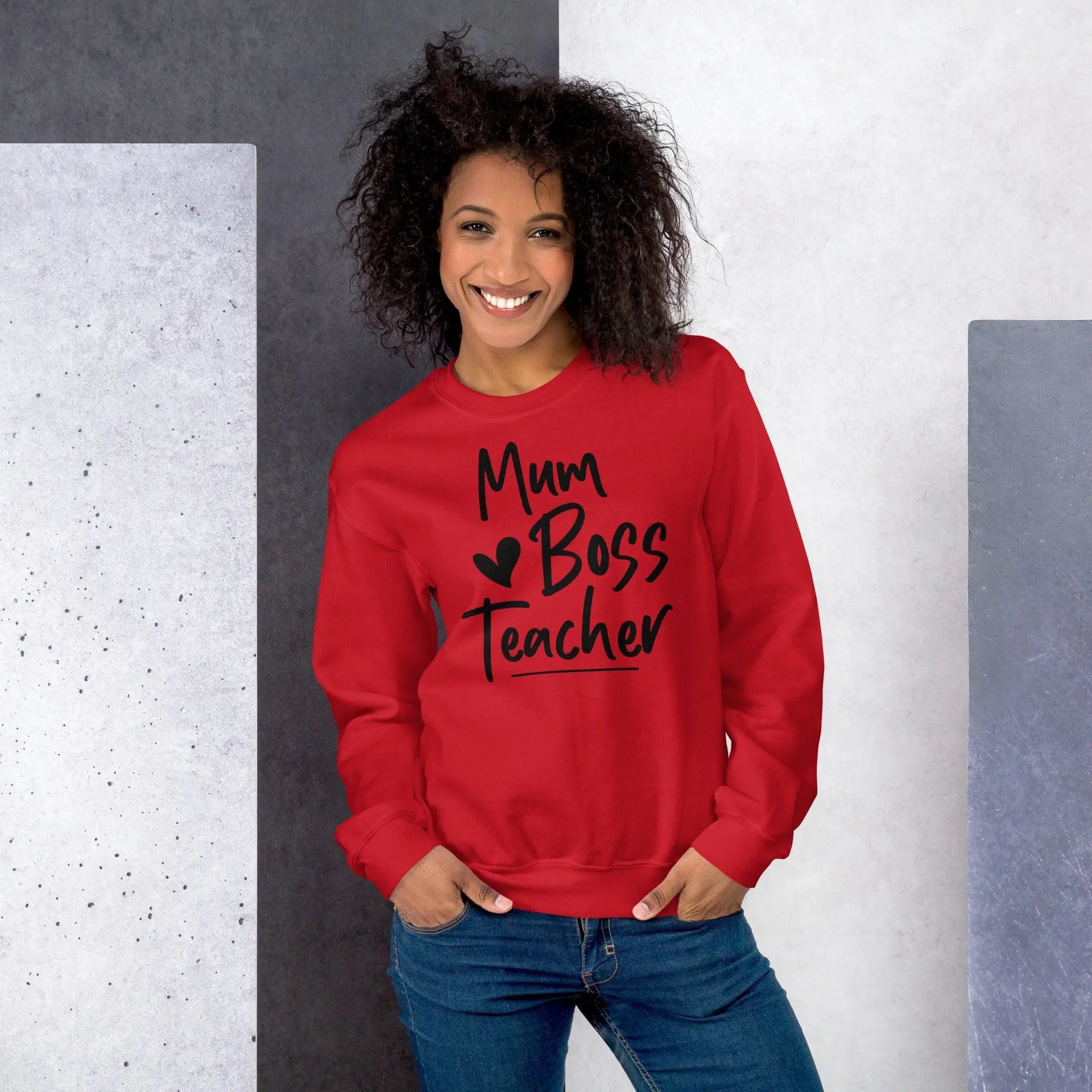 Mum, Boss & Teacher Sweatshirt - Briadanna