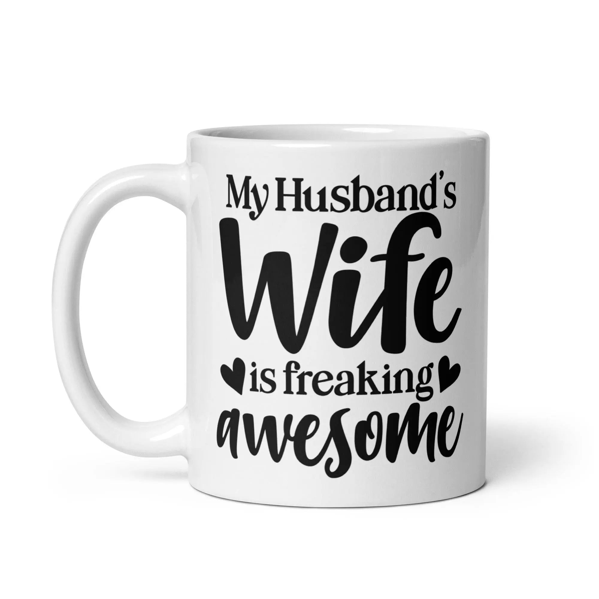 My Husband's Wife Is Awesome Mug - Briadanna