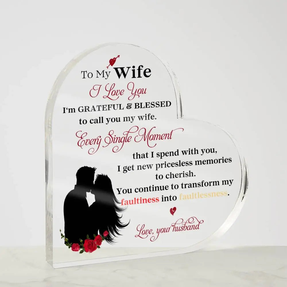 My Loving Wife Acrylic Plaque - Briadanna