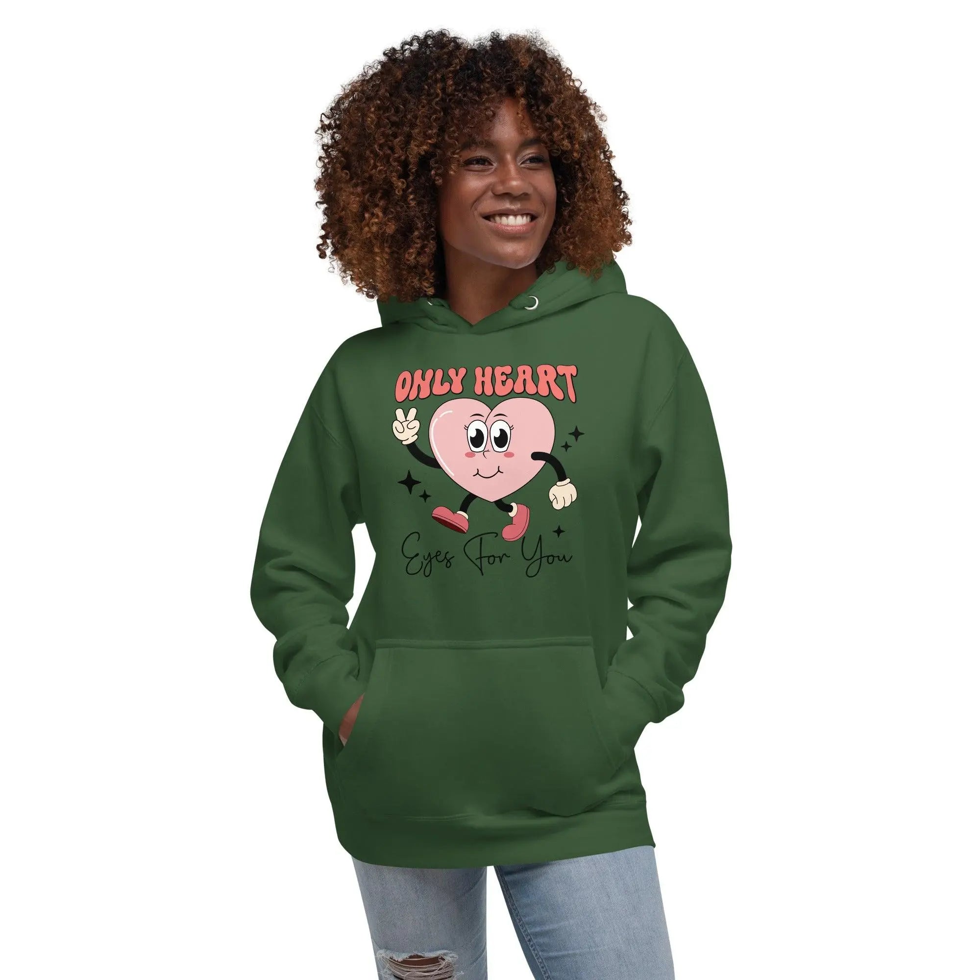 Only Heart Eyes Unisex Hoodie - Briadanna