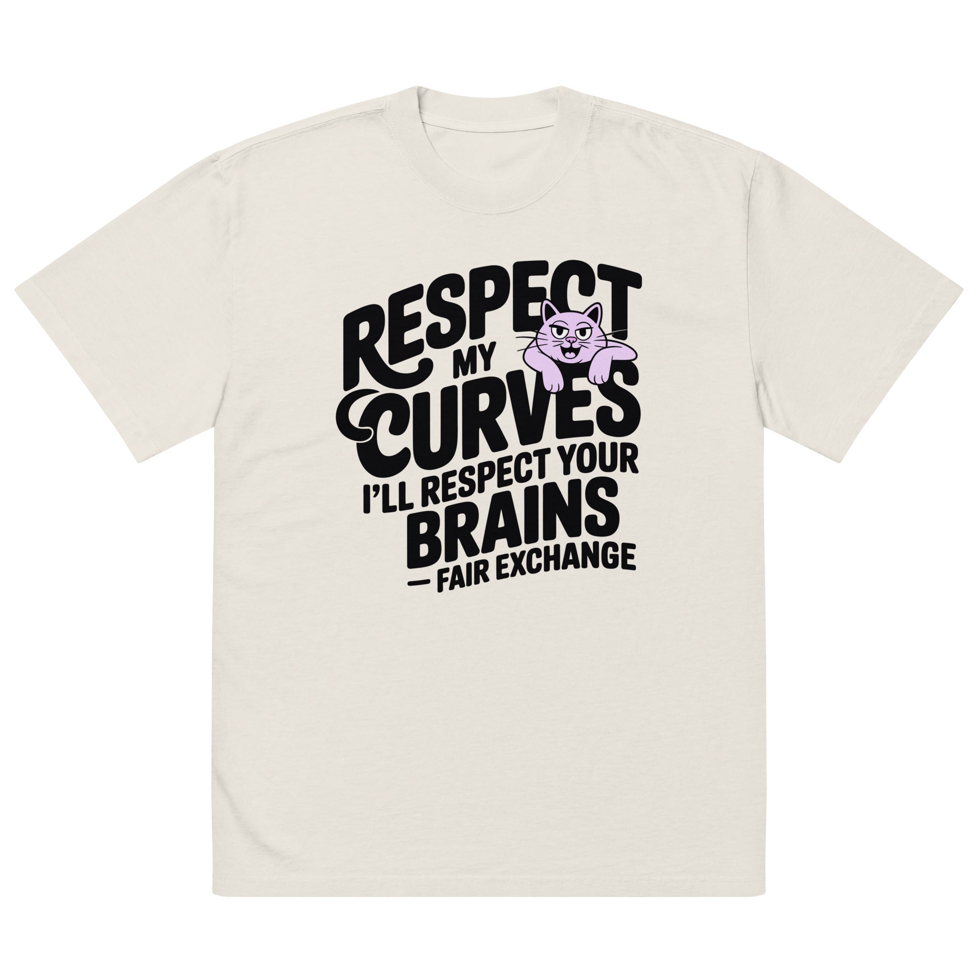 Oversized faded t-shirt - Briadanna