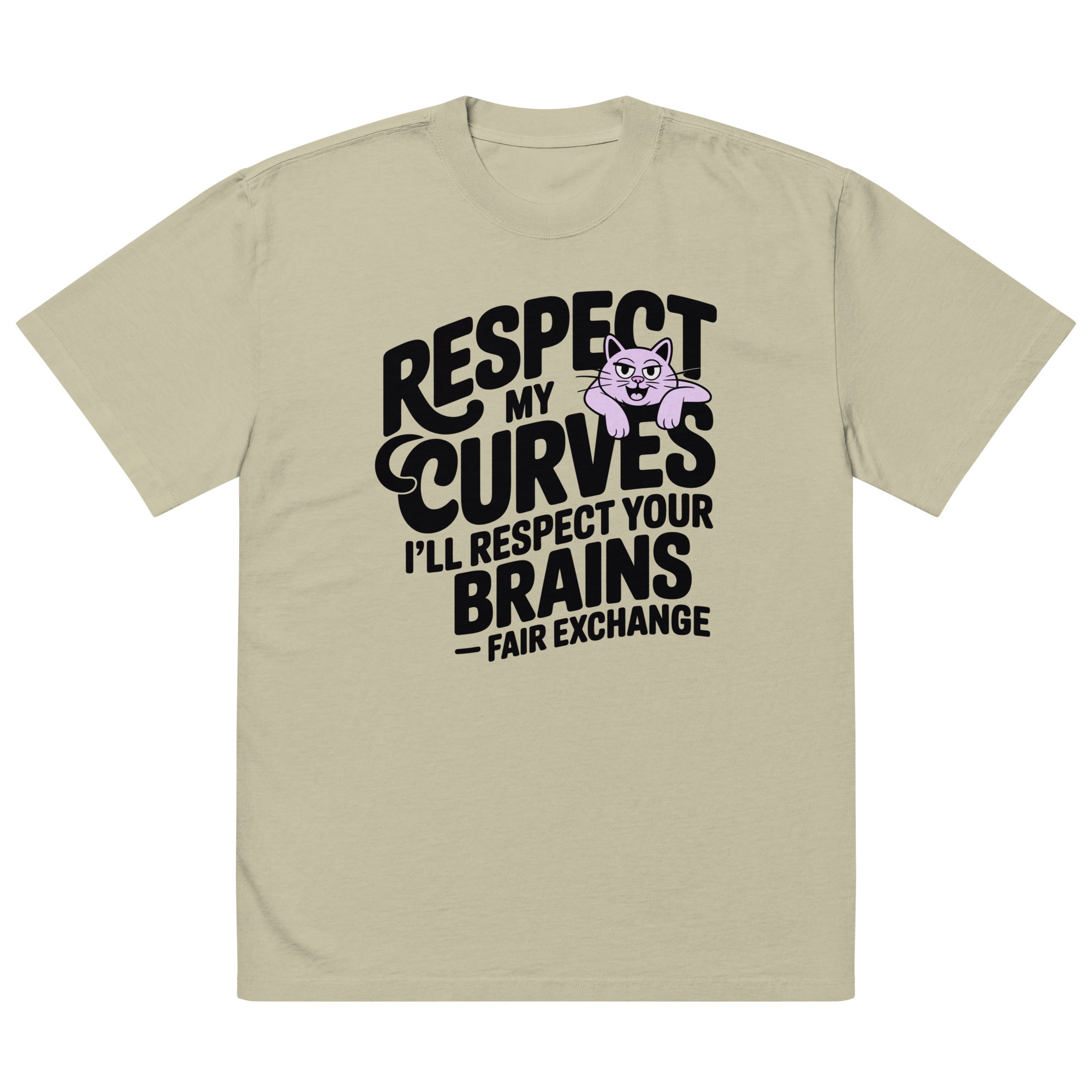 Oversized faded t-shirt - Briadanna